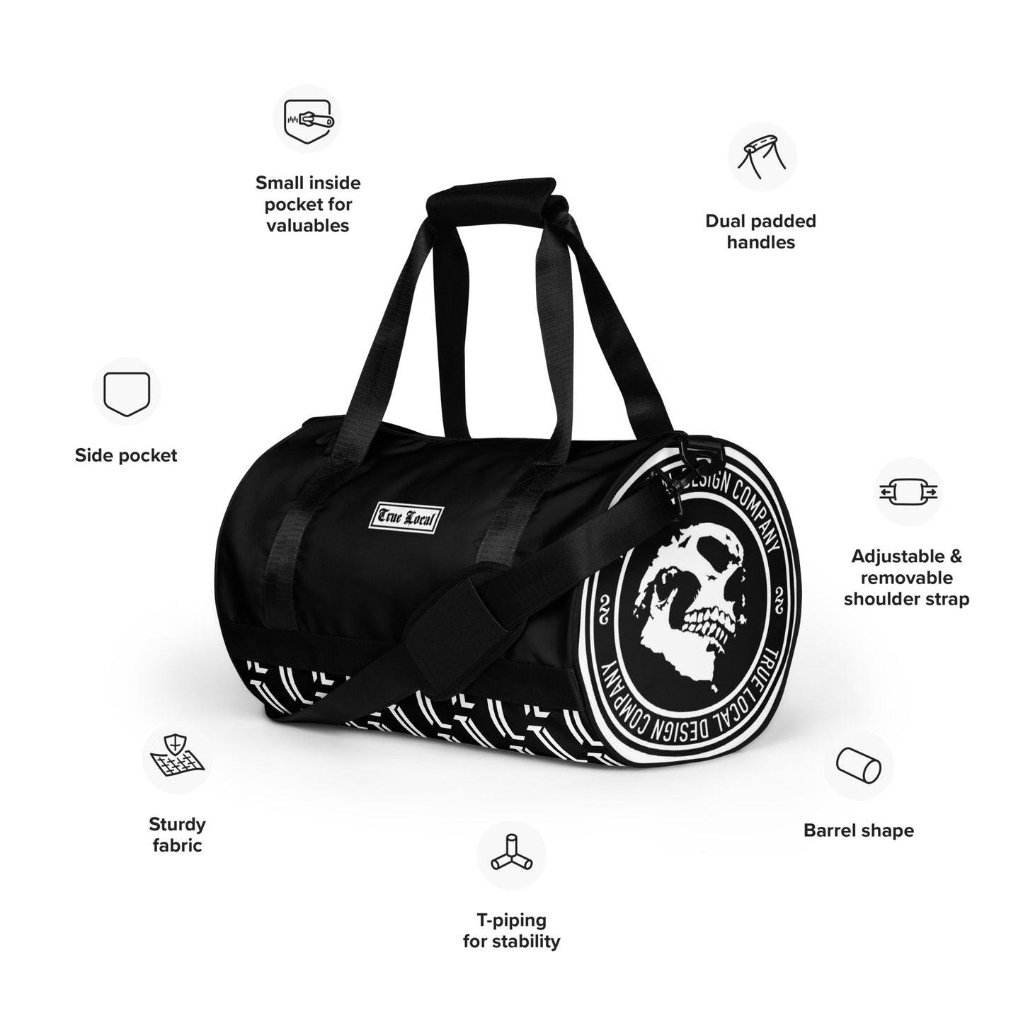 TL All-over print gym bag